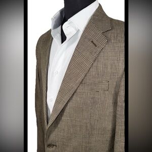 NWT POLO RALPH LAUREN LINEN BLEND HALF LINED PLAID SPORT COAT SZ 42R MODERN FIT